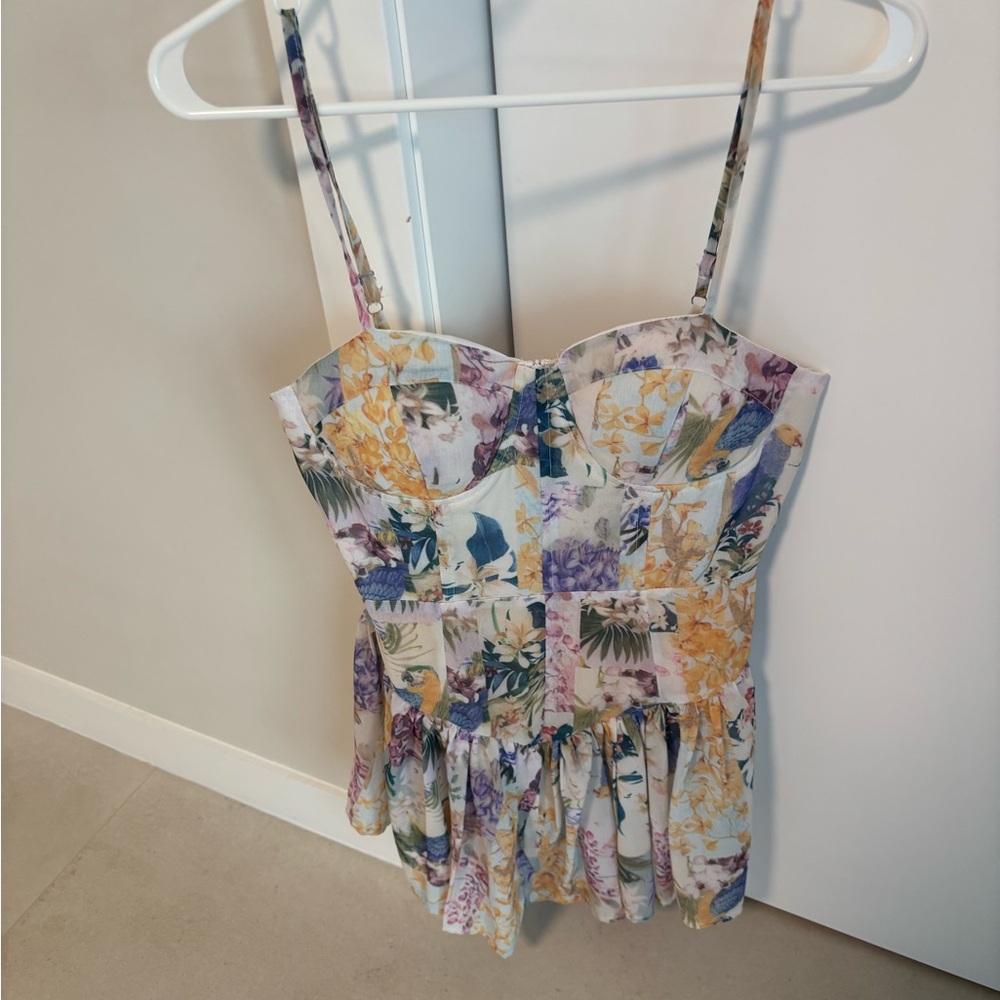 Floral Print Women's Mini Dress